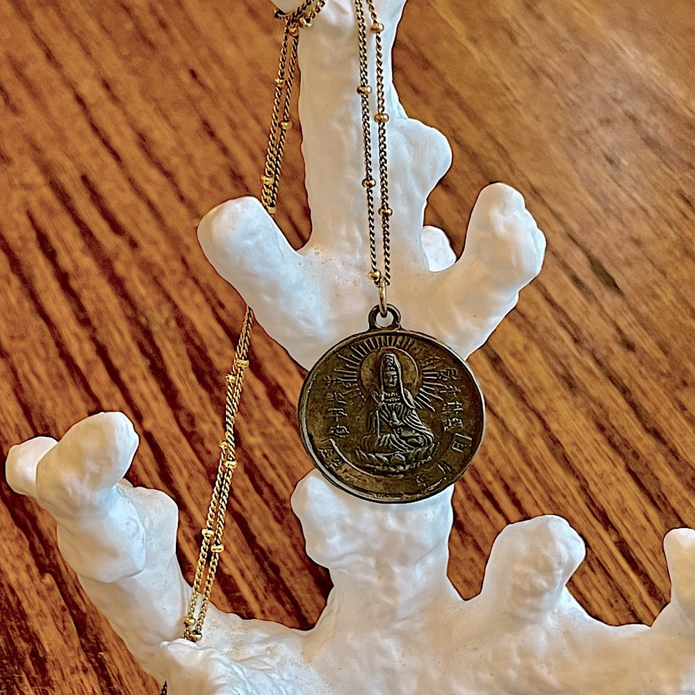 Unique Tiger Goddess necklace